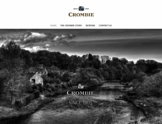crombie.co.uk screenshot