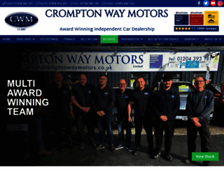 cromptonwaymotors.co.uk screenshot