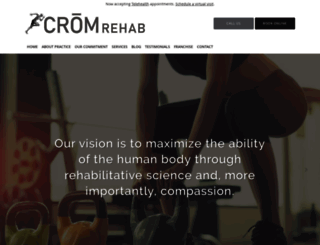 cromrehab.com screenshot