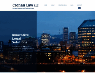 cronanlawfirm.com screenshot