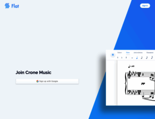 crone-music.flat.io screenshot