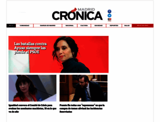 cronicamadrid.com screenshot