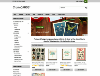 croninandcompany.com screenshot