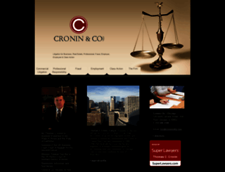 cronincoltd.com screenshot