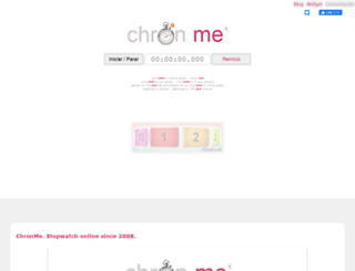 cronometro-online.chronme.com screenshot