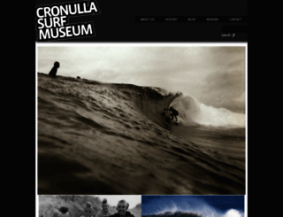 cronullasurfmuseum.com.au screenshot