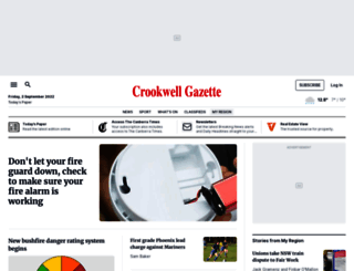 crookwellgazette.com.au screenshot