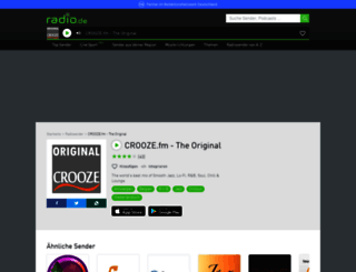 croozefm.radio.de screenshot