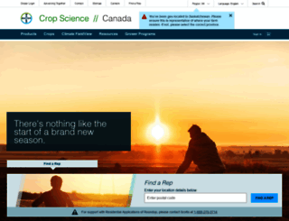 cropscience.bayer.ca screenshot
