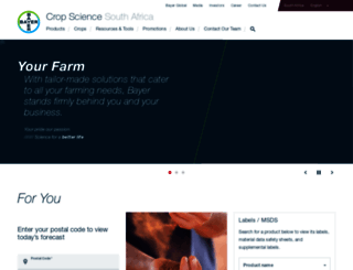 cropscience.bayer.co.za screenshot