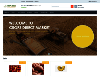 cropsdirect.market screenshot