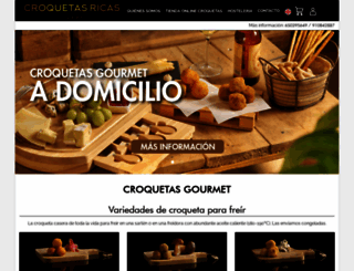 croquetasricas.com screenshot