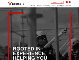 crosbiegroup.com screenshot