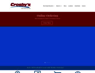 crosbysstores.com screenshot