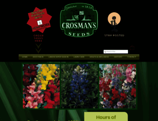 crosmanseed.com screenshot