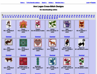 cross-stitch-pattern.net screenshot