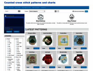 cross-stitchpatterns.com screenshot