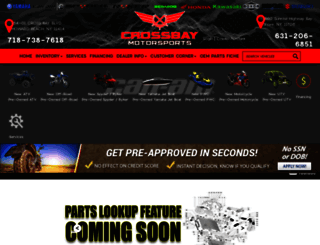 crossbaymotorsports.com screenshot