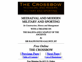 crossbowbook.com screenshot