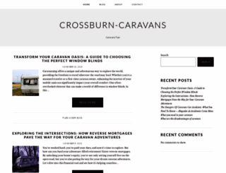 crossburn-caravans.com screenshot