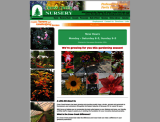 crosscreeknursery.net screenshot