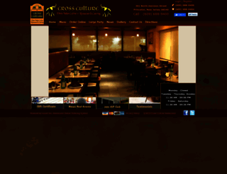 crossculturerestaurant.com screenshot