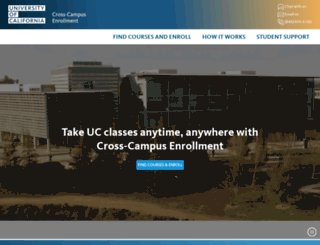 crossenroll.universityofcalifornia.edu screenshot