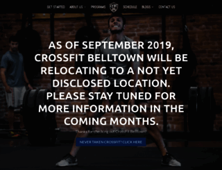 crossfitbelltown.com screenshot