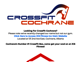 crossfitcochrane.com screenshot