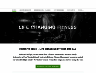 crossfitelgin.com screenshot
