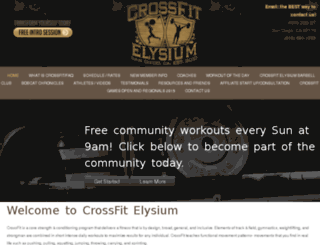 crossfitelysium.com screenshot