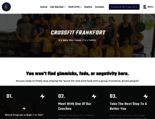 crossfitfrankfort.com screenshot