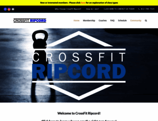 crossfitripcord.com screenshot