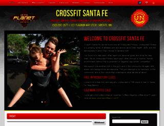 crossfitsantafe.com screenshot