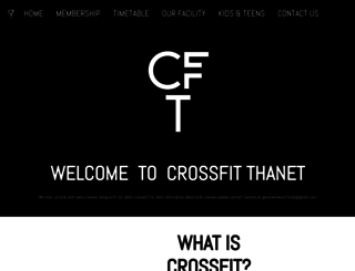 crossfitthanet.co.uk screenshot