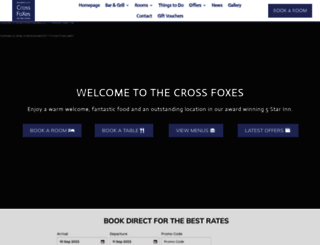 crossfoxes.co.uk screenshot