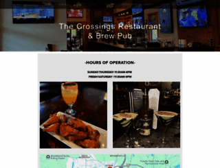 crossingsbrewpub.com screenshot