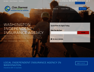 crossinsuranceagency.com screenshot