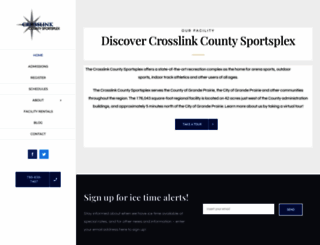 crosslinkcountysportsplex.com screenshot