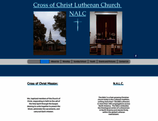 crossofchristlutheranchurch.org screenshot