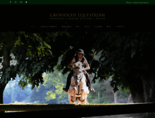 crossogue-equestrian.ie screenshot