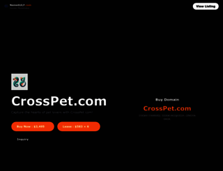 crosspet.com screenshot