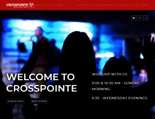 crosspointe.tv screenshot
