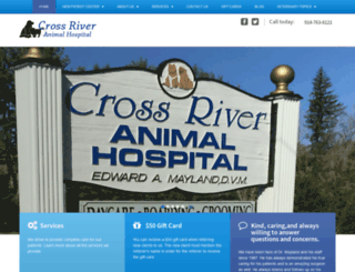 crossriveranimalhospital.com screenshot
