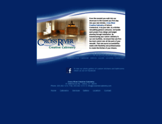 crossrivercabinetry.com screenshot