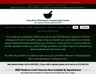 crossriverpharmacy.com screenshot