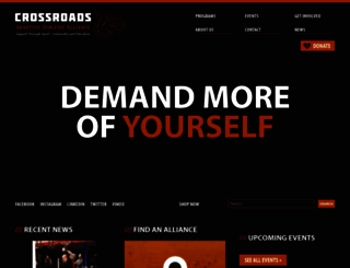 crossroadsalliance.org screenshot