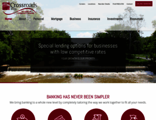 crossroadsbanking.com screenshot