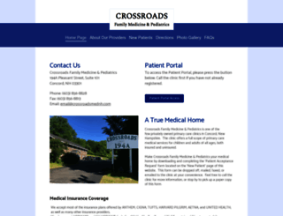 crossroadsmednh.com screenshot