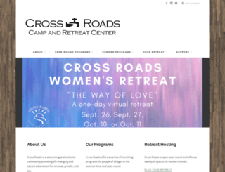 crossroadsretreat.com screenshot